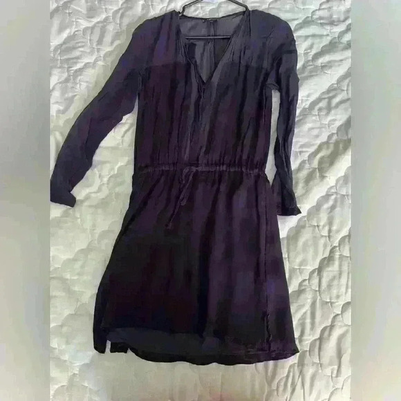 Aritzia Babaton 100% silk purple dress  xs - Picture 4 of 14